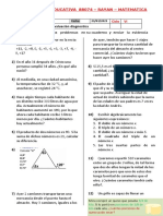 Institución Educativa 88074 - Rayan - Matematica Ciclo VI