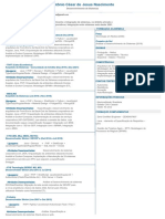 RESUMO PROFISSIONAL (06 Últimos) Formação Acadêmica Fatep: Desenvolvimento de Sistemas