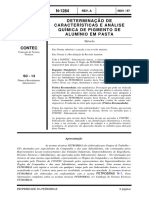 N-1284 Determinação de Características E Análise Química de Pigmento de Alumínio em Pasta