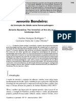 Antônio Bandeira: Da Invenção Da Cidade Como Forma-Paisagem