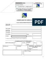 Formulario Proyecto: Formulario de Crédito