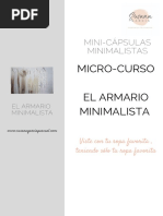 MICRO CURSO El Armario Minimalista