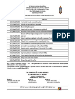 Cronograma de Actividades de Servicio Comunitario Período I-2023