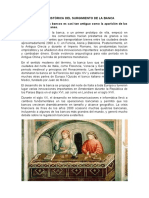 Reseña Histórica Del Surgimiento de La Banca El Nacimiento de Los Bancos Es Casi Tan Antiguo Como La Aparición de Las Organizaciones Humanas