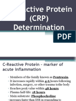 C-Reactive Protein (CRP) Determination