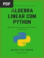 Algebra Linear Com Python Aprenda Na Pratica Os Principais Contista