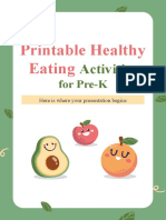 Printable Healthy Eating: For Pre-K