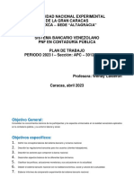 Plan de Trabajo Sección APC - 30121 - 30221