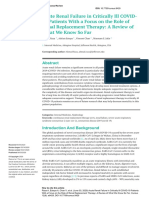 Acute Renal Failure and Covid