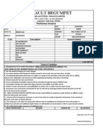 Kawali Srinivas Proforma Invoice Begumept Mohan