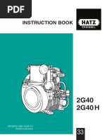 1070-Instruction Book HATZ 2G40H