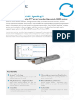 Accesssync™ - Osa 5401 Syncplug™: Sfp-Based PTP Grandmaster, NTP Server, Boundary/Slave Clock, Gnss Receiver