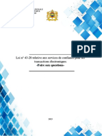 Loi N° 43-20 Relative Aux Services de Confiance Pour Les Transactions Électroniques