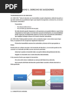 UNIDAD I, III, VIII, IX, X y XI - Derecho Sucesorio