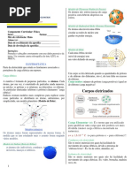 Elestrostática: Modelo de Thomson (Pudim de Passas)