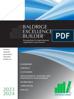 2023 2024 Baldrige Excellence Builder