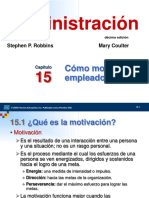 ROBBINS Adm10ed Cap15-Motivacion