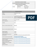 Viceministerio de Atención Integral Subsecretaría Nacional de Provisión de Servicios de Salud Dirección Nacional de Hospitales