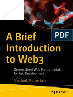 A Brief To Web3: Decentralized Web Fundamentals For App Development