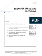 Ventilación Táctica de Incendios: Instrucciones