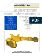 Industrial (Chile) S.A.: Implemento Modelo Máquina Cliente Orden de Compra Numero de Serie Referencia