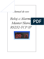 Manual Reloj Con Alarma