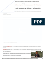 Leia A Íntegra Do Discurso Do Presidente Jair Bolsonaro Na Assembleia Geral Da ONU