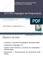 01 ECT1203 - Introducao - A - Linguagem - C++