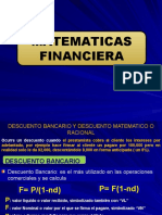 Interes Simple Descuento Bancario