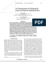 2004, TDEI, Leakage Current Characterization For Estimating The Conditions of Ceramic and Polymeric Insulating Surfaces