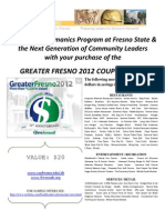 Greater Fresno 2012 Coupon Book