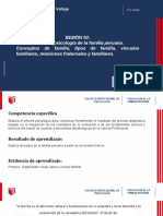 Introducción A La Psicología de La Familia Peruana. Conceptos de Familia, Tipos de Familia, Vínculos Familiares, Relaciones Fraternales y Familiares