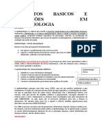 Conceitos Basicos E Definições EM Epidemiologia