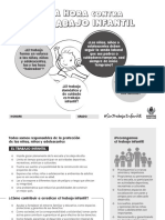 ¿Las Niñas, Niños o Adolescentes Deben Seguir La Senda Laboral Que Sus Padres o Cuidadores Tomaron, Casi Siempre de Inicio Temprano?