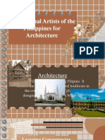 The National Artists of The Philippines For Architecture