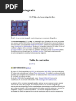 Circuito Integrado: Tabla de Contenidos Introducción