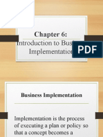 Introduction To Business Implementation