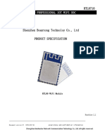 RTL8710 Wifi Module Specification