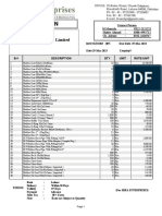 Quotation: Kashmir Sugar Mill Limited