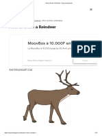 How To Draw A Reindeer - Easy Drawing Art