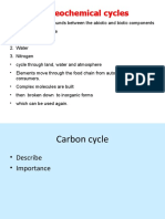 Biogeochemical Cycles