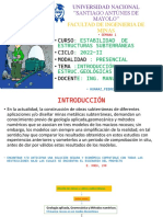 Semana - 01 - Estructuras Subterraneas