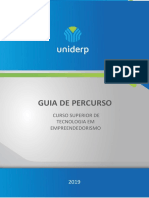 Guia de Percurso: Curso Superior de Tecnologia em Empreendedorismo