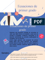 Ecuaciones de Primer Grado