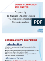 Carbon and Its Compounds Notes