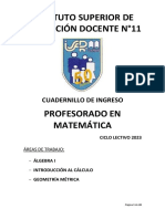 Cuadernillo Matemática 2023