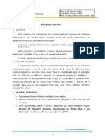 Sistemas Embarcados Atividade Prática 2023 Prof. Vinicius Pozzobon Borin, Me