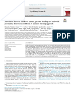 Association Between Childhood Trauma, Parental Bonding and Antisocial A Machine Learning Approach