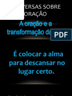 A Oração e o Conhecimento Do Pai e de Si Mesmo.