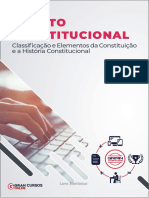 Direito Constitucional: Classificação e Elementos Da Constituição e A História Constitucional